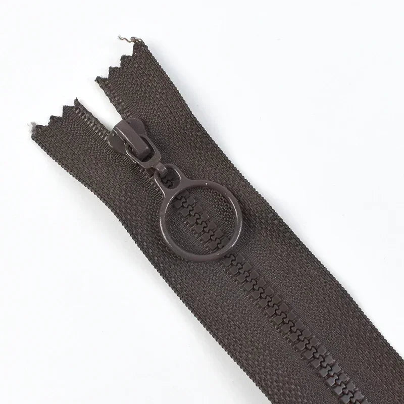 15/500pcs Meetee 3# Resin Zippers Closed 25cm Open-end 60cm Ring Puller Zipper for Bags Wallet Purse Garment Sewing Accessories