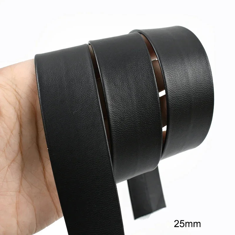 20/50Meters 5-30mm Black PU Leather Ribbon Soft Flat Cord for Handbag Straps Jewelry Necklaces Sewing Decor Craft Webbing Supplies