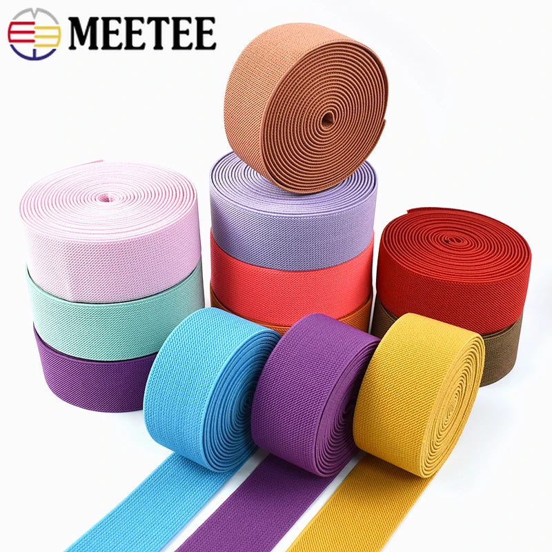 8/300M Sewing Elastic Band Stretch High Elasticity Bra Clothes Rubber Bands Trousers Pants Tape Webbing DIY Accessories