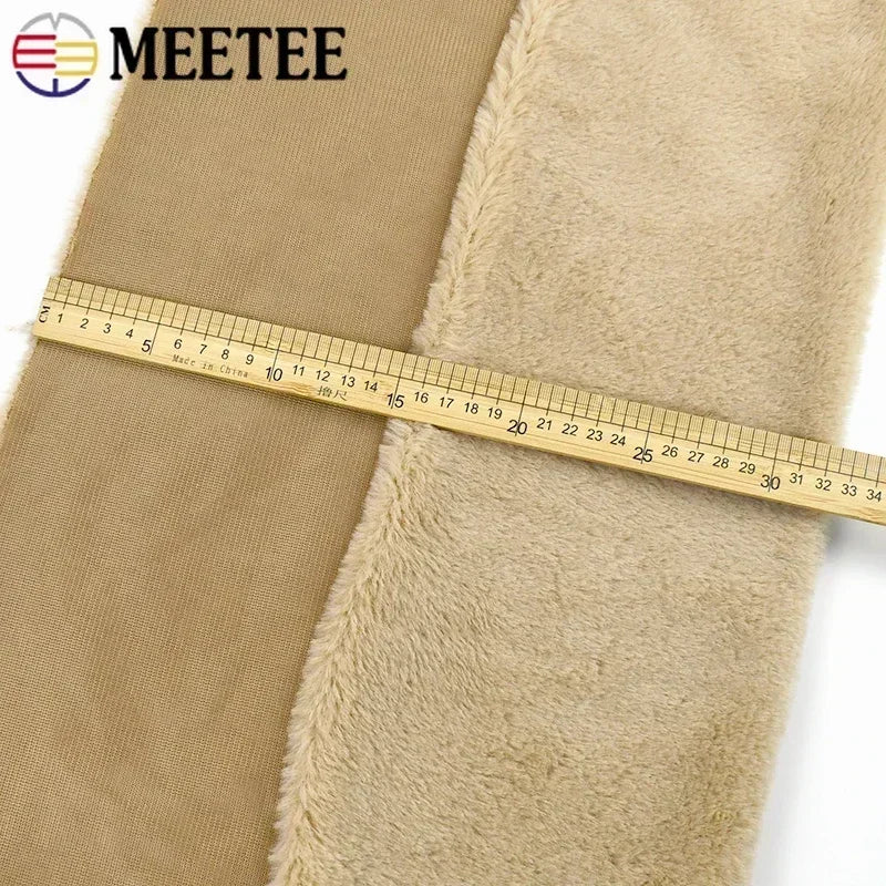 100/2500*50cm Faux Fur Fabric 8mm Pile Soft Plush Fabrics for Toys Sofa Home Decoration Cotton Dolls DIY Clothes Sewing Handmade