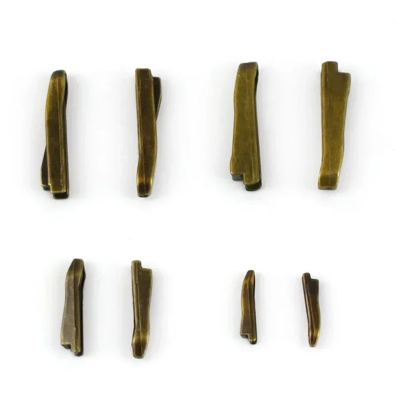 30/500Sets Metal Zipper Stopper Jacket Bag Zip Non-slip Tail Stop 3#5#8#10#  U Code End Lock Insert Pin Retainer Zips Repair Kits