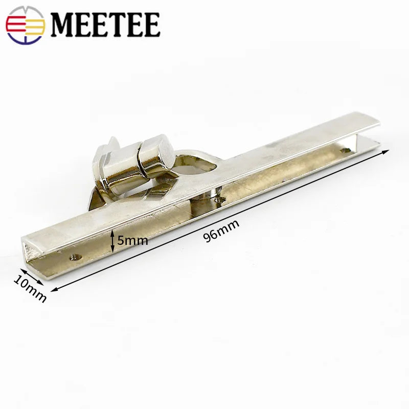 3/120Pcs Metal Twist Turn Locks Buckle Handbag Rectangle Closure Buckles Women Bag Purse Kisss Clasp DIY Hardware Accessories