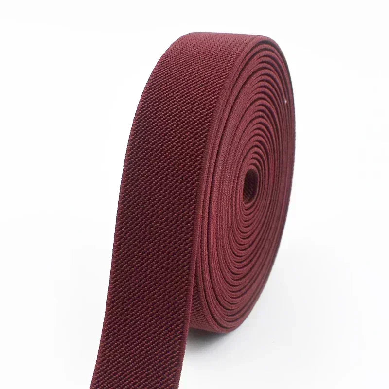 5/150Meters 10-50mm Elastic Bands for Trousers Waist Rubber Band Stretch Webbing Tapes Belt DIY Underwear Clothes Sewing Accessory
