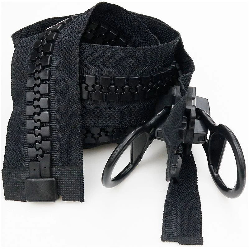 2/30Pcs 20# Extra Large Resin Zippers 60-300cm Open-End Zipper Tent Jacket Down Double-Sided Zips Repair Kits DIY Sewing Accessories