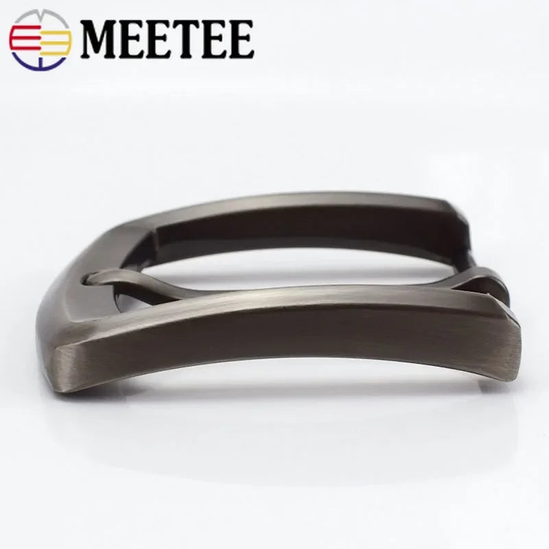 3/100Pcs 40mm Men's Belt Buckle Metal Pin Buckles Waistband Head Leather Craft DIY Accessories Fit 37-39mm Belts Parts