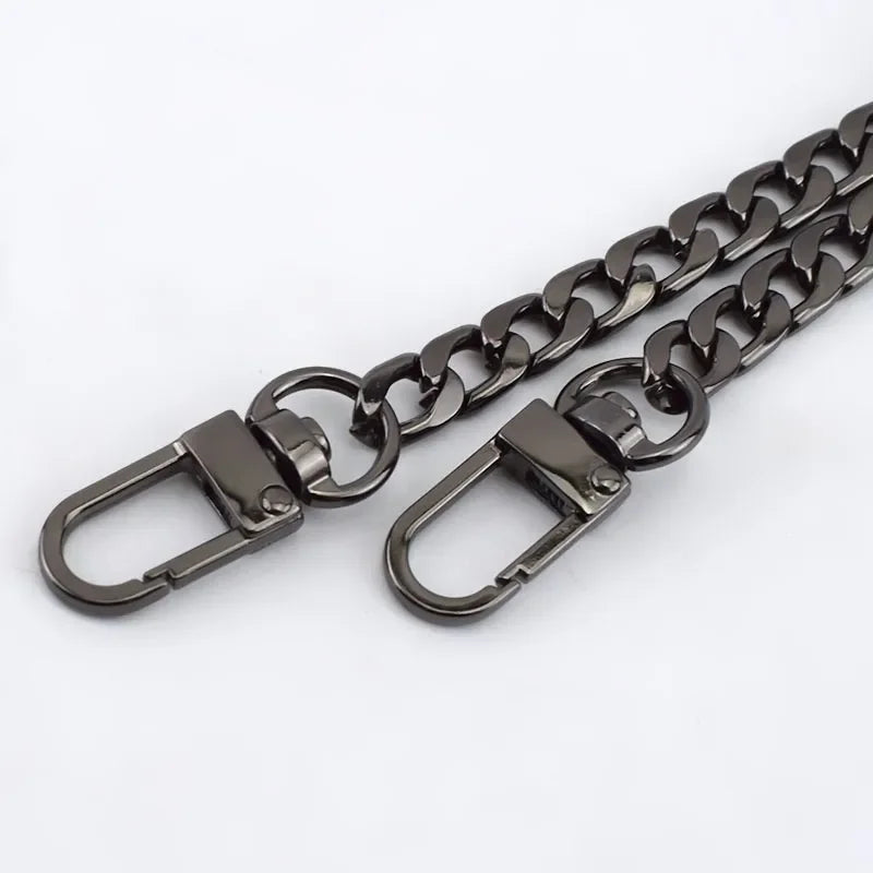 2/50Pcs Meetee 10mm Bag Chain Clasp Buckles DIY Replacement Shoulder Bags Straps Metal Chains Belt Accessories Hardware BF305