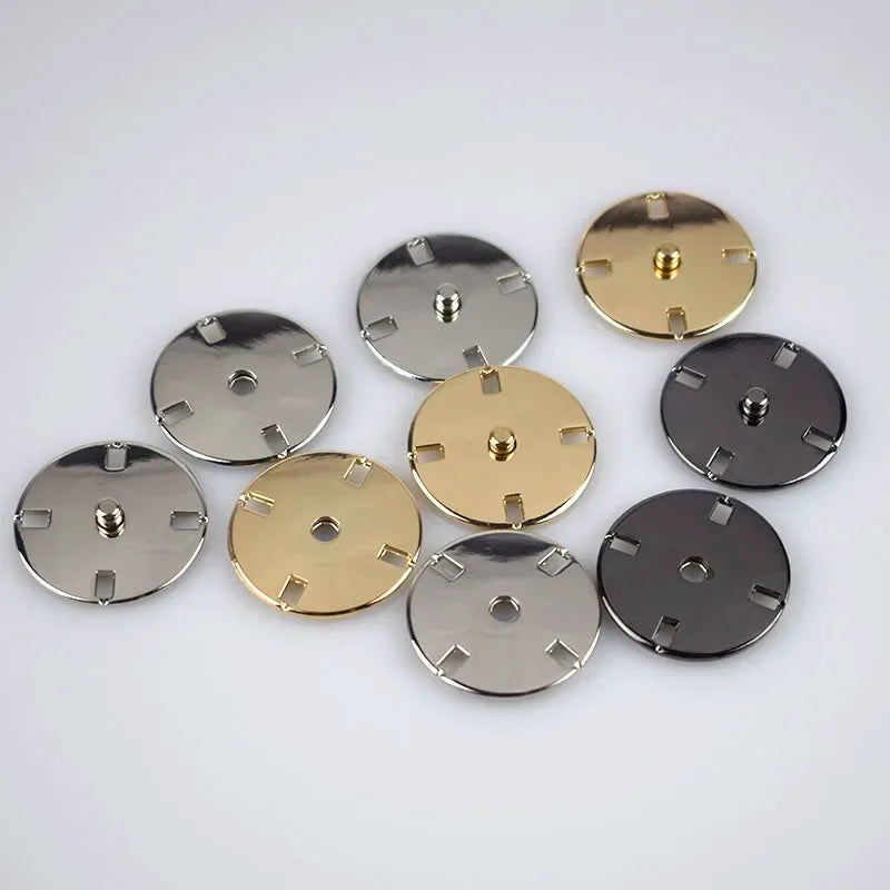25/500sets Meetee 10-28mm Metal Snap Buttons Fastener Press for Female Coat Bag Invisible Button DIY Clothing Sewing Accessories D1-1