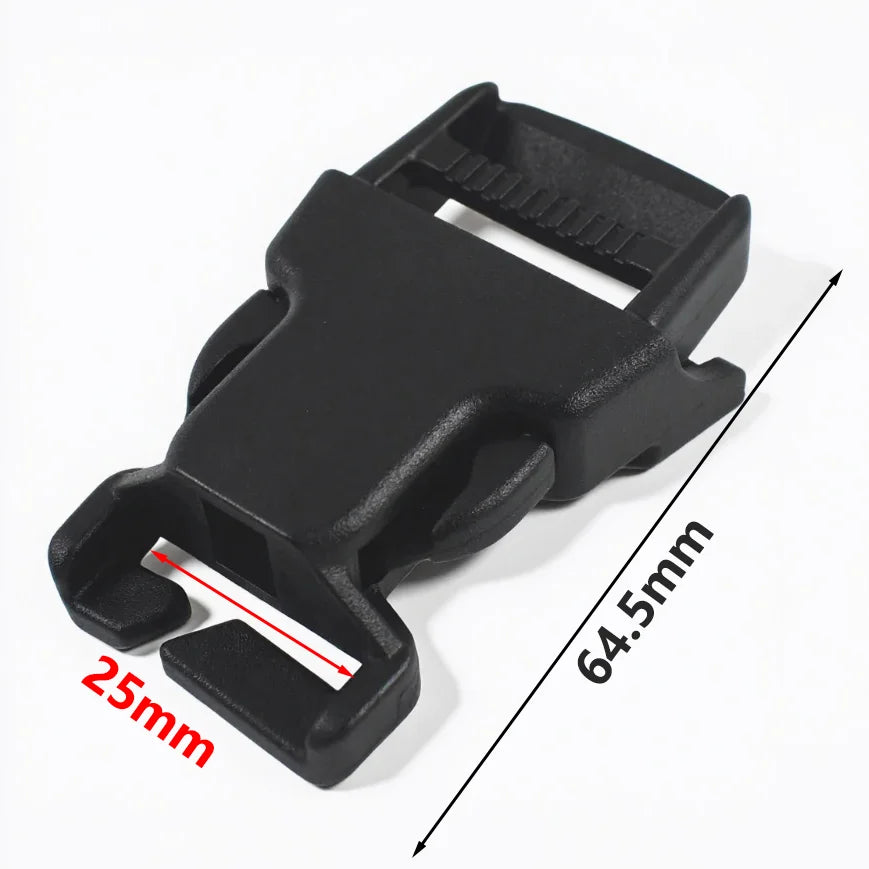 20/600Pcs 20/25/38mm Dog Collar Easy Install Plastic Buckles Webbing Strap Quick Side Release Buckle Belt Holder Adjust Hasp Clasp