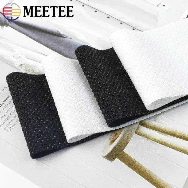 3/90Meters Meetee 50mm Elastic Band Non-slip Silicone Stretch Bands Rubber Webbing Belt DIY Sewing Garment Clothes Accessories