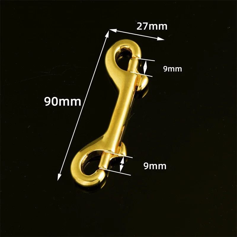 2/60Pcs Doubler Ring Snap Hook Buckle Bag Strap Carabiner Connector Hooks Dog Collar Trigger Clip Hanger Lobster Clasp Accessories