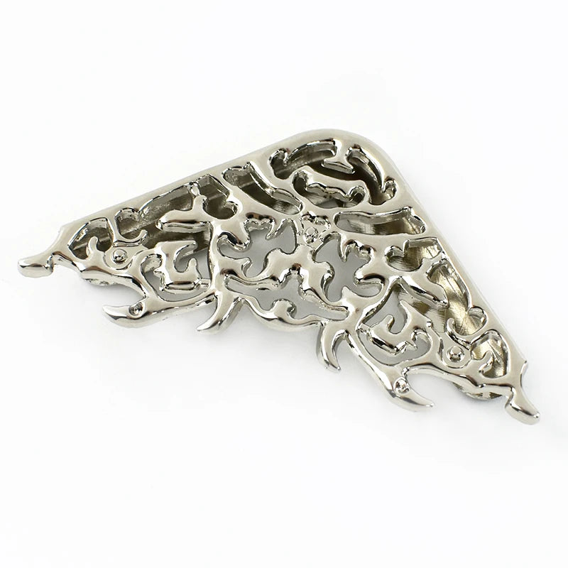 8/300Pcs Flower Hollow Metal Corner Decorative Buckle Purse Edge Protectors Clip Buckles Book Cover Corners Clasp DIY Hardware