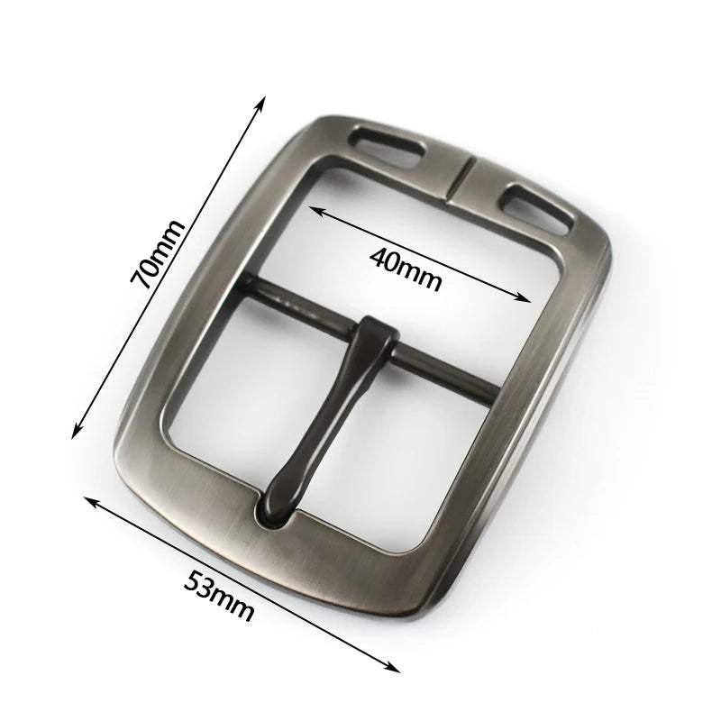 5/130Pcs Men Belt Buckle Metal Single Pin Buckles Jeans Waistband Head Decor for 33-39mm Belts Leather Craft Accessories