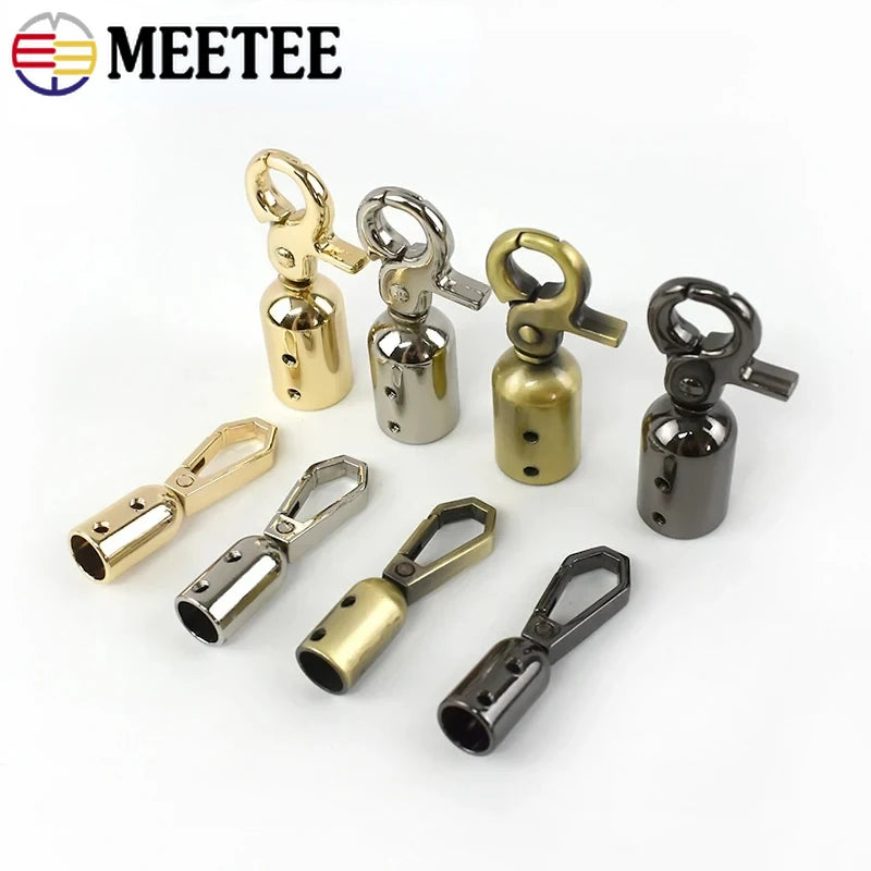 8/300Pcs Metal Buckles Bag Tassel Cap Clasp Lobster Clasps Handbag Handle Strap End Tip Caps Connector Snap Hook Accessories