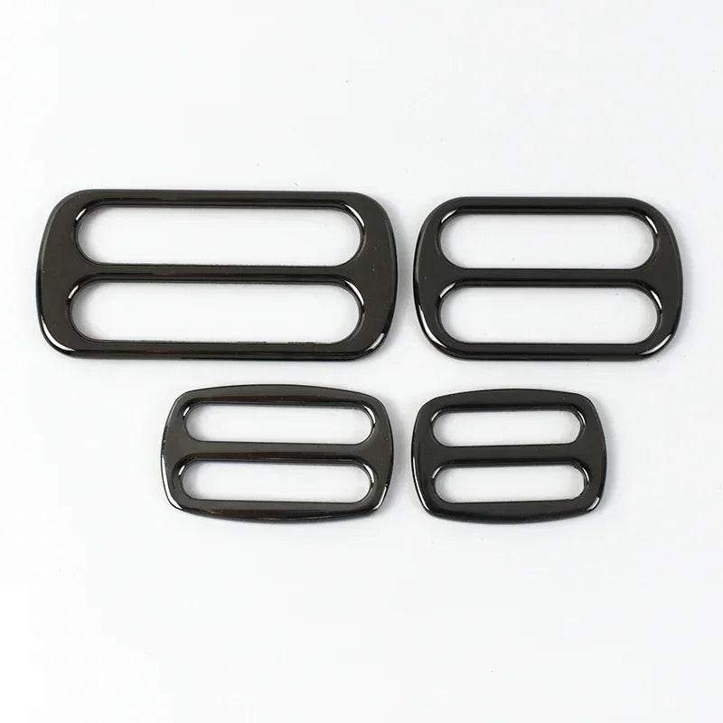 15/500Pcs 25/32/38/50mm Metal Tri Glide Slider Buckles Webbing Straps Adjuster Ring Buckle for Bag Strap DIY Hardware Accessories