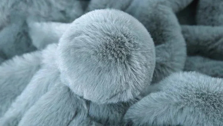 100/2500*50cm Faux Fur Fabric 8mm Pile Soft Plush Fabrics for Toys Sofa Home Decoration Cotton Dolls DIY Clothes Sewing Handmade