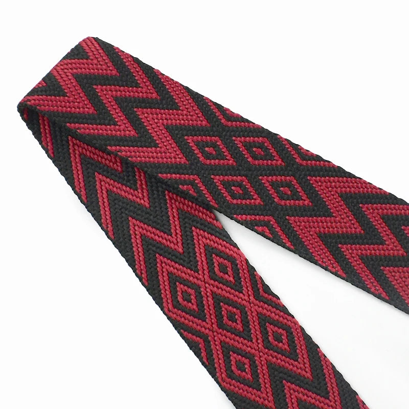 5/150M 2.2mm Thick 38/50mm Polyester Jacquard Webbing Canvas Ribbon for Strap Belt Tape Bag Backpack DIY Sewing Biasband Accessories