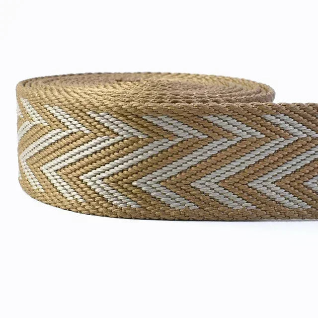 3/100Meters 38mm Thicken Polyester Jacquard Webbing Tape Luggage Decorative Belt Ribbon DIY Bags Shoulder Strap Sewing Accessories