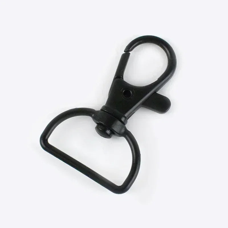30/1000Pcs 20mm/25mm Metal Buckles for Bag Strap Lobster Clasps Swivel Trigger Clip Snap Hook Webbing Hanger Keychain Accessories