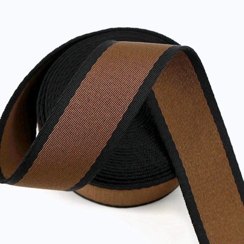 5/100M 38mm Jacquard Webbing Tape 1.8mm Thick Pet Collar Ribbon Band Bias Binding Bag Strap DIY Clothing Sewing Accessories