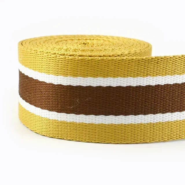 3/100Meters 38mm Thicken Polyester Jacquard Webbing Tape Luggage Decorative Belt Ribbon DIY Bags Shoulder Strap Sewing Accessories