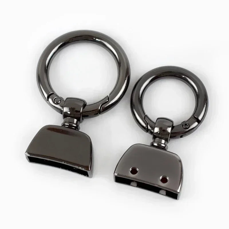 5/150Pcs 20/25mm Metal Ring Buckles Spring Clip Clasp Keychain Decorative Connection Hook Buckle DIY Handbag Hardware Accessories