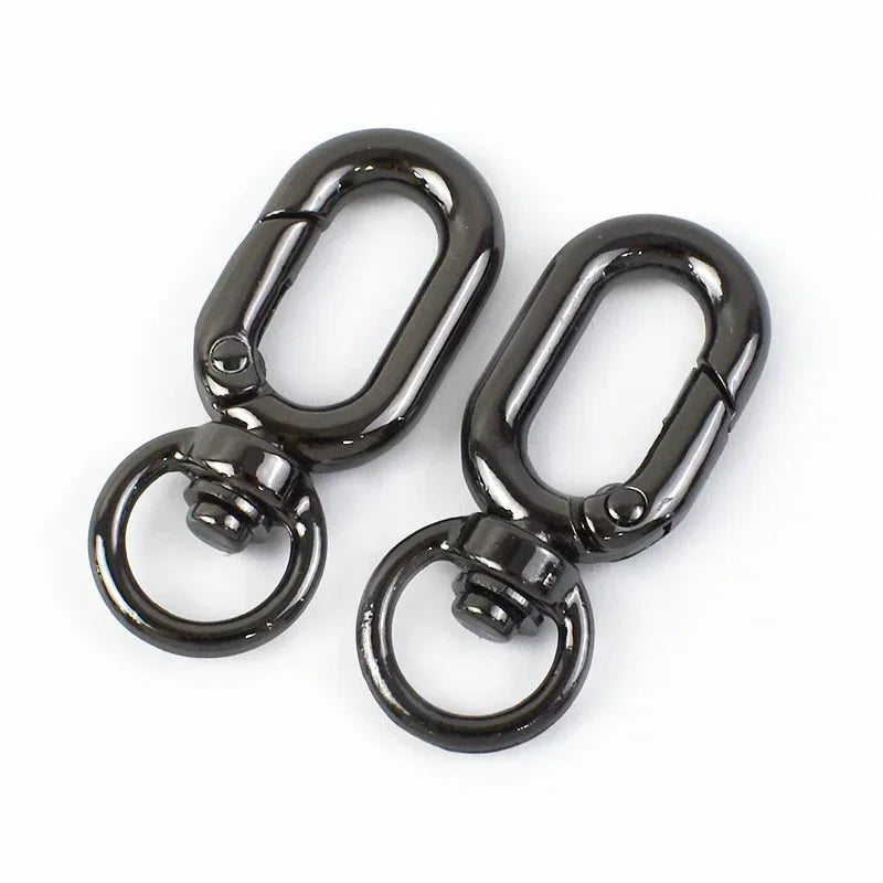 10/360Pcs Metal Buckles O Ring Swivel Lobster Clasp for Bag Strap Handbag Carbiner Clip Snap Hooks DIY Hardware Accessories