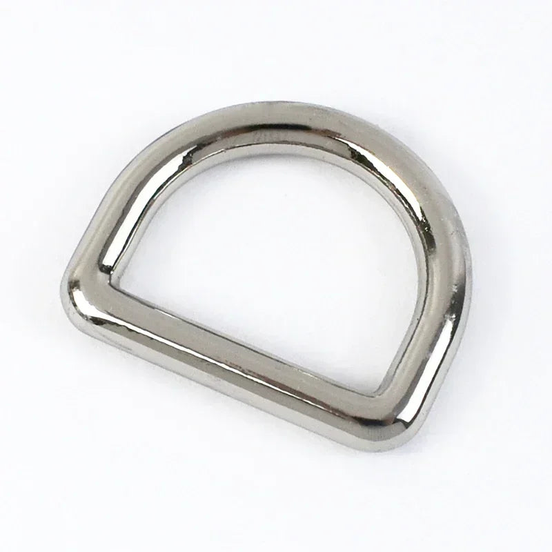 20/700Pcs Seamless Metal D Rings Buckles for Bags Purse Strap Pet Dog Collar Hardware Backpack Webbing Ring Clasp Sewing Accessories