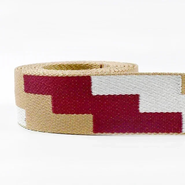 3/100Meters 38mm Thicken Polyester Jacquard Webbing Tape Luggage Decorative Belt Ribbon DIY Bags Shoulder Strap Sewing Accessories