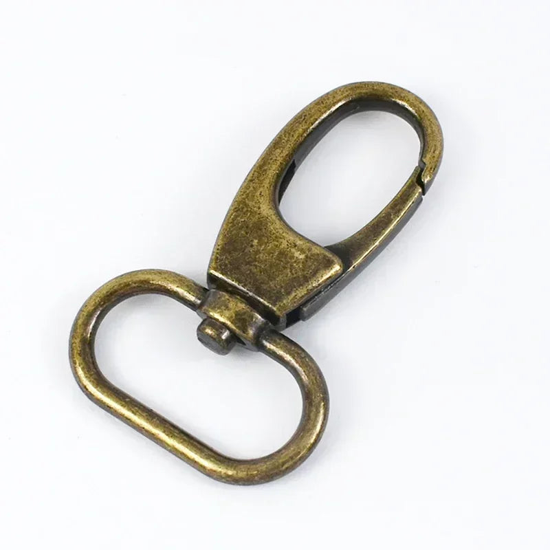 20/50Pcs 20-38mm Metal Buckles Trigger Snap Clip Hooks Swivel Lobster Clasp Keychain Carabiner Bag Strap Hardware Accessories