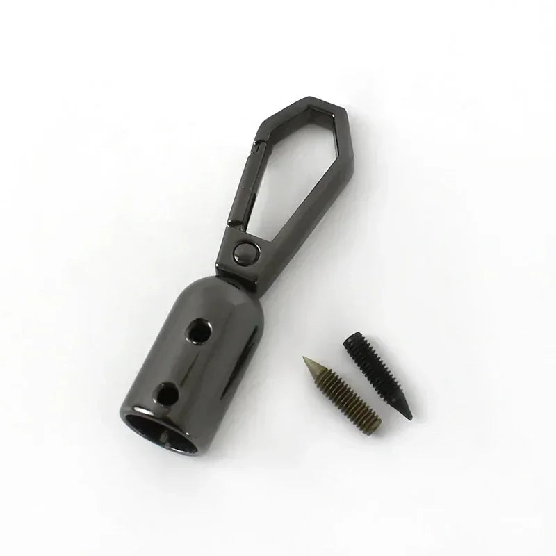 5/150Pcs Metal Buckles Bag Handle Strap Cap Clips Carabiner Leather Cord End Lock Clasp Tassel Stopper Snap Hooks Hardware