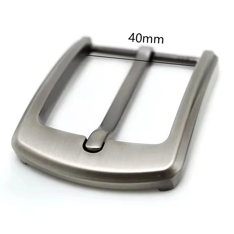 5/130Pcs Men Belt Buckle Metal Single Pin Buckles Jeans Waistband Head Decor for 33-39mm Belts Leather Craft Accessories
