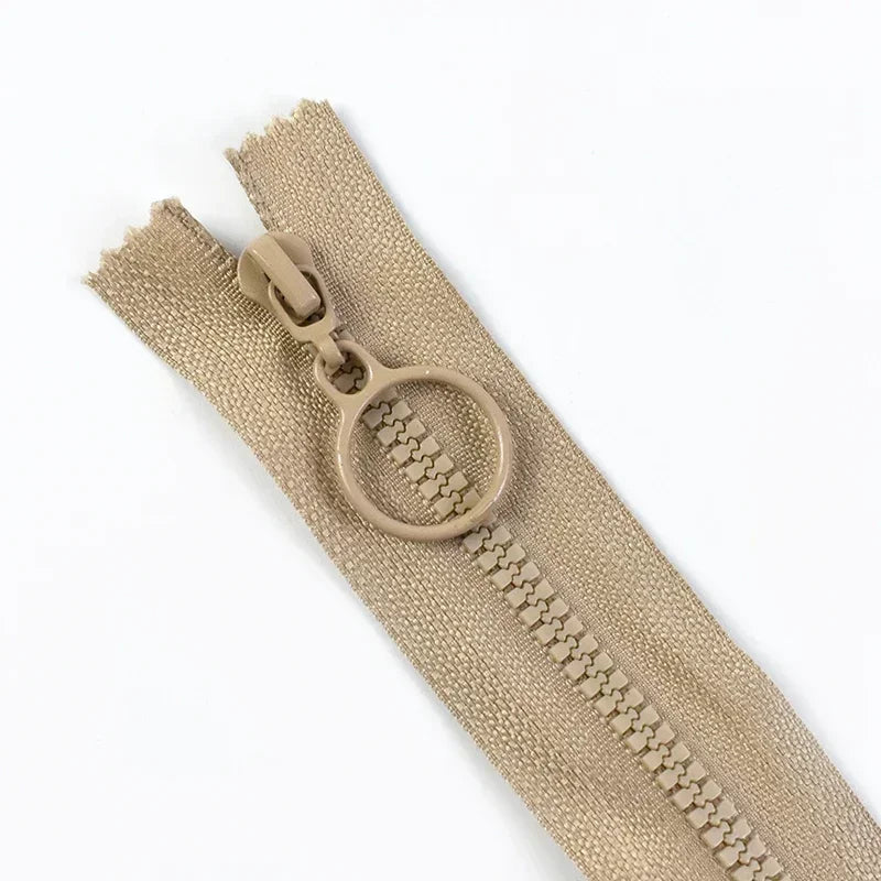 15/500pcs Meetee 3# Resin Zippers Closed 25cm Open-end 60cm Ring Puller Zipper for Bags Wallet Purse Garment Sewing Accessories