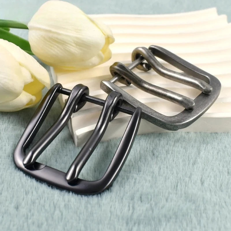 3/100Pcs 40mm Metal Pin Buckle Garment Belt Adjuster Clasp Double Bag Strap Hook Pants Jeans Buckles DIY Sewing Accessories