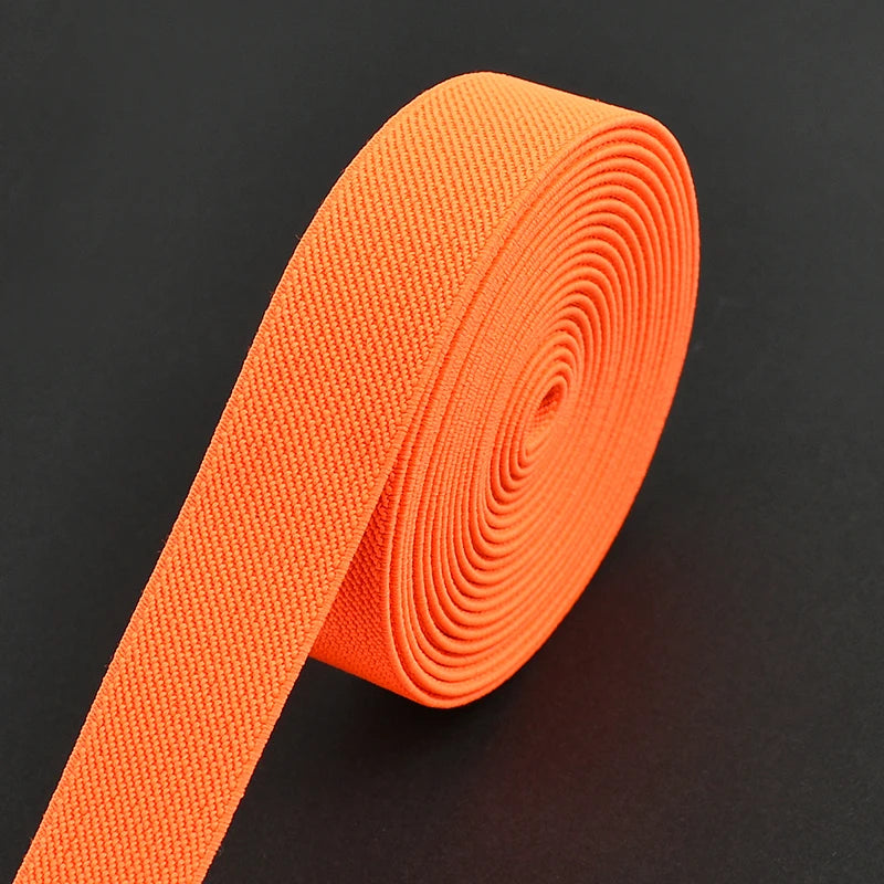 5/150Meters 10-50mm Elastic Bands for Trousers Waist Rubber Band Stretch Webbing Tapes Belt DIY Underwear Clothes Sewing Accessory