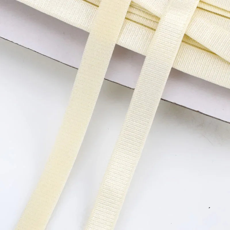 Meetee 10/300meters 12mm Elastic Bands for Underwear Bra Shoulder Strap Yoga Belt Hair Band DIY Sewing Garment Accessories