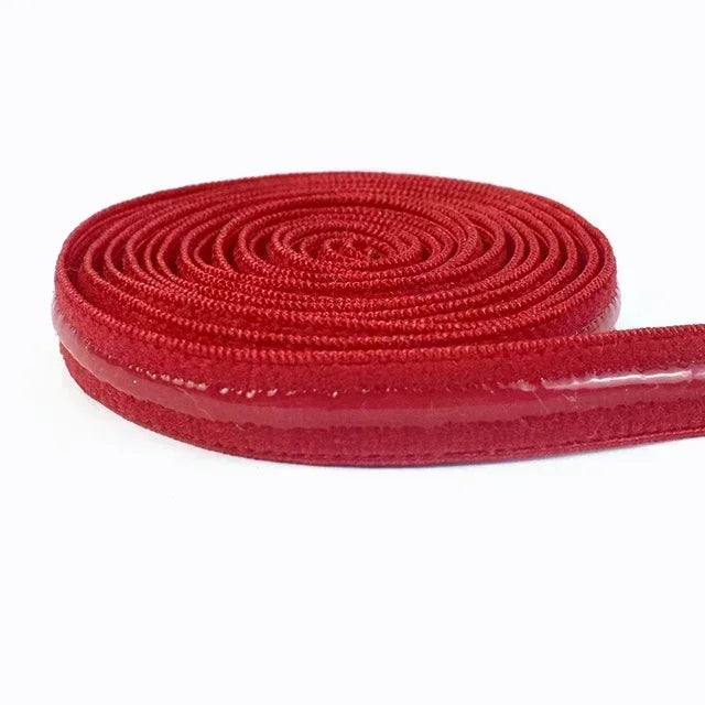 15/400M Meetee 8-25mm Elastic Band Transparent Silicone Non-slip Underwear Belt Rubber Stretch Ribbon Clothes Sewing Accessory