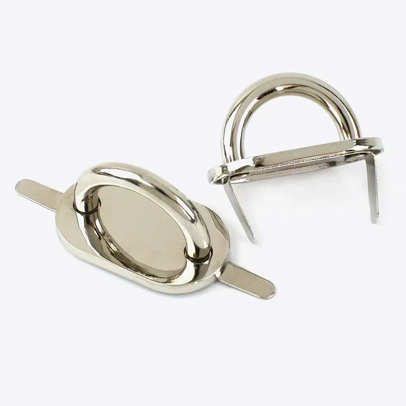 8/300Pcs Meetee Metal Arch Bridge Buckle D Ring Connector Clasp for Handbag Purse Belt DIY Leather Craft Bag Strap Accessories