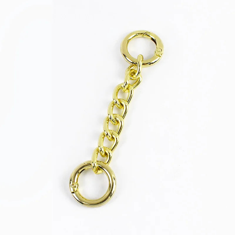5/160Pcs Shoulder Strap Extended Chain 99/108mm Spring O Ring Buckle Metal Chains Bag Handle Connector Hook Accessories