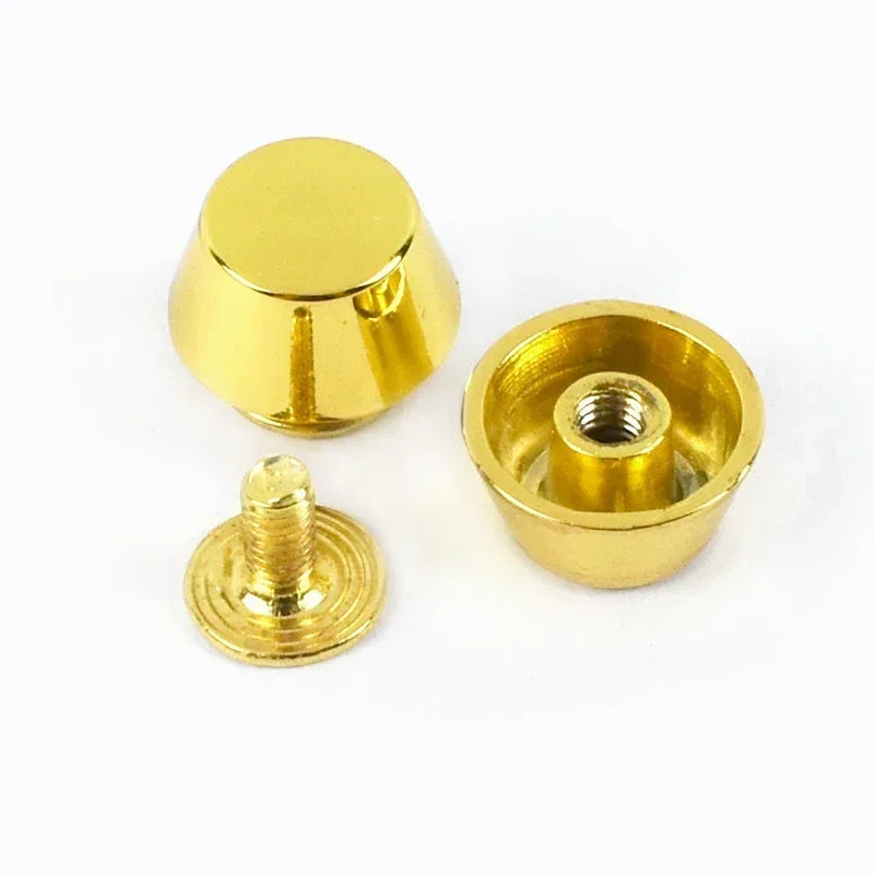 30/1000Pcs Metal Rivets Screw Studs Button Mushroom Rivet Nail Buckle Handbag Protecting Feet Clasp Leather Crafts Accessories