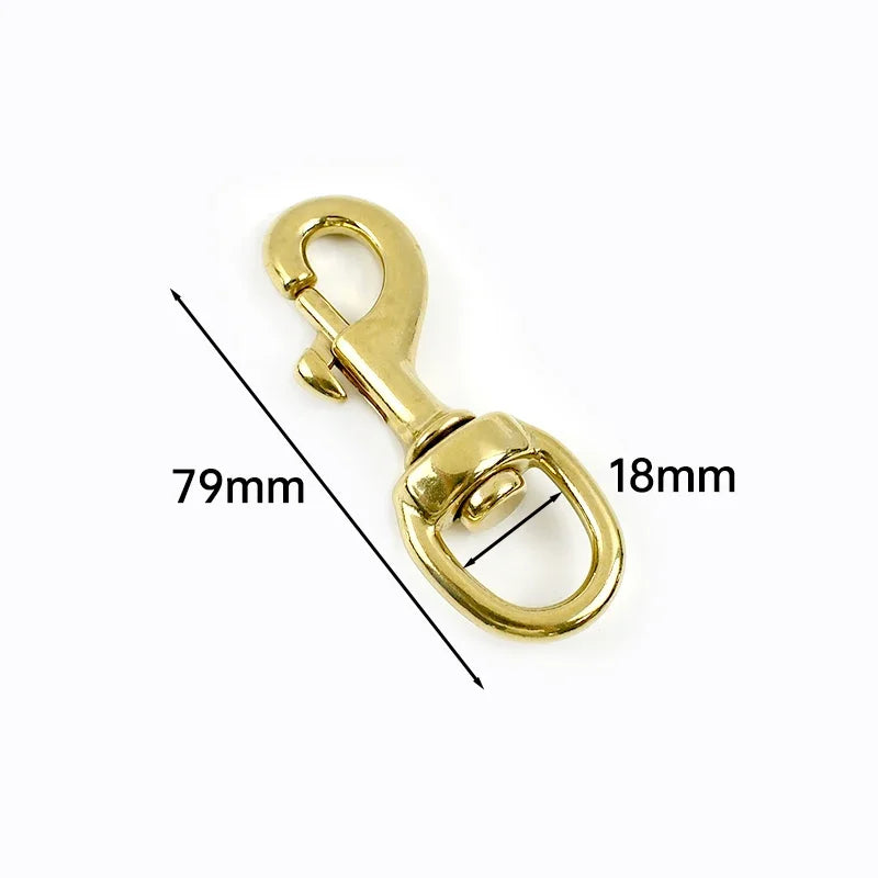5/150Pcs Meetee 10-30mm Solid Brass Swivel Lobster Clasp Bag Strap Buckle Trigger Clip Snap Hook Dog Collar Keychain Accessories