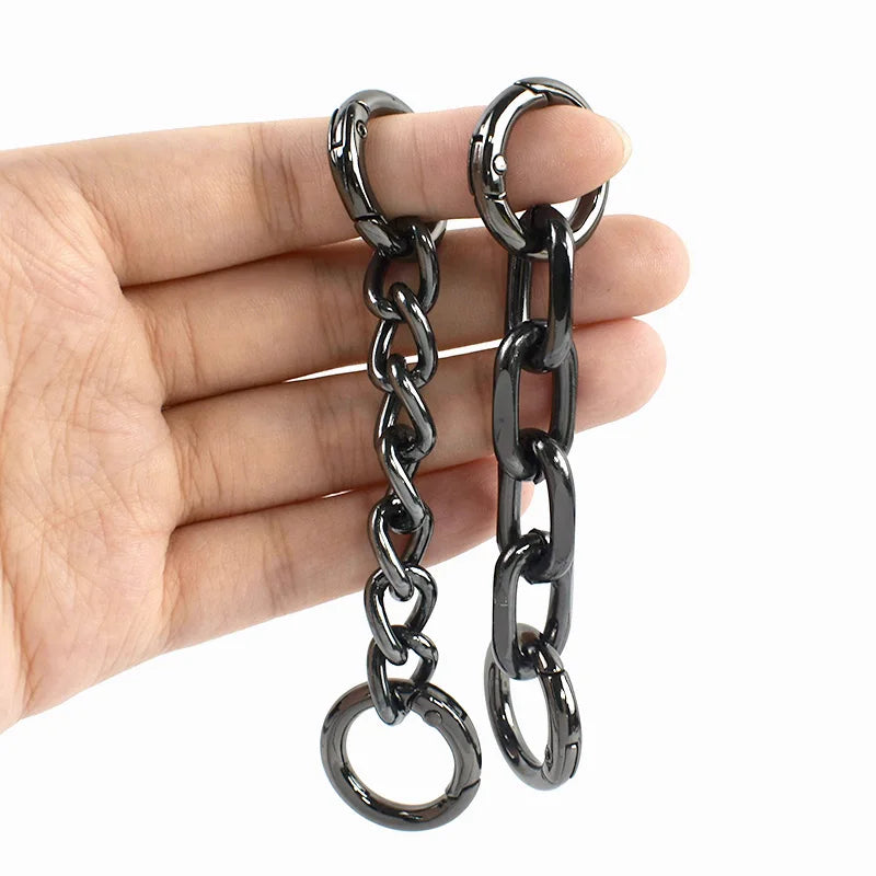 5/160Pcs Shoulder Strap Extended Chain 99/108mm Spring O Ring Buckle Metal Chains Bag Handle Connector Hook Accessories