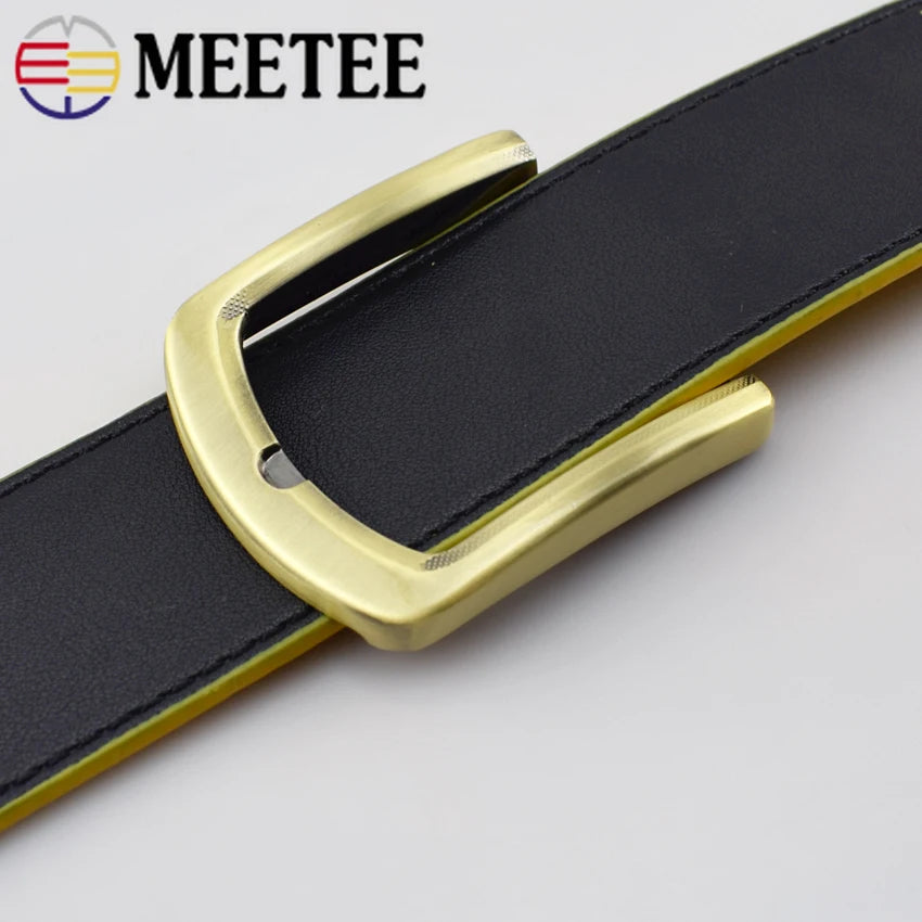 5/130Pcs 35/40mm Zinc Alloy Metal Pin Belt Buckles for Mens Waistband Adjust Head DIY Casual Jeans Leather Crafts Accessories