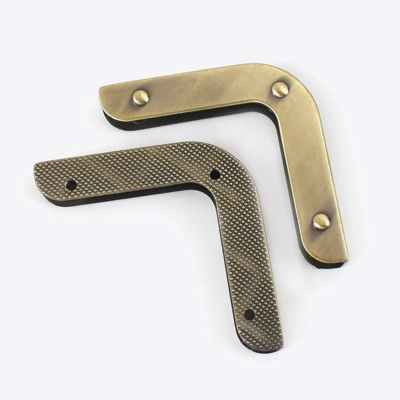10/500pcs Meetee Bag Edge Corner Metal Buckles Purse Handbag Edges Protection Decor Clip Clasp for Bags Hardware Accessories