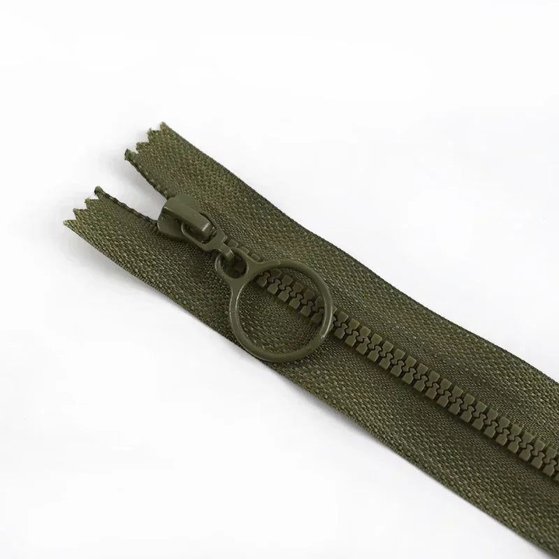 15/500pcs Meetee 3# Resin Zippers Closed 25cm Open-end 60cm Ring Puller Zipper for Bags Wallet Purse Garment Sewing Accessories