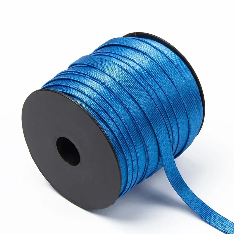 8/300M Nylon Elastic Band 6/8/10/15mm Colored Bra Shoulder Strap Soft Elasticity Trim Underwear DIY Clothes Sewing Accessories