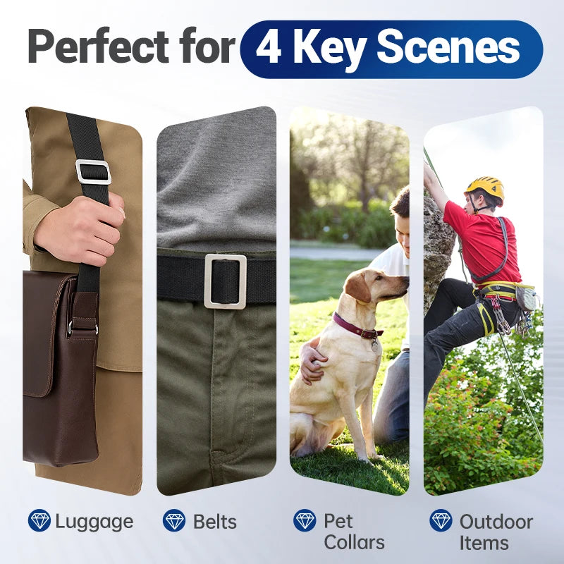 20/600Pcs 16-38mm Stainless Steel Bag Adjuster Buckle Webbing Strap Tri-Glide Slider Clasp Luggage Side Clip Hanger Hook Supplies