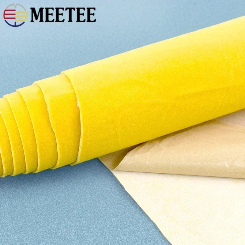 90/1350cm*150cm 0.5mm Thick Self Adhesive Velvet Fabric Sticky Flock Fabrics DIY Jewelry Box Sofa Table Car Drawer Liner Backing