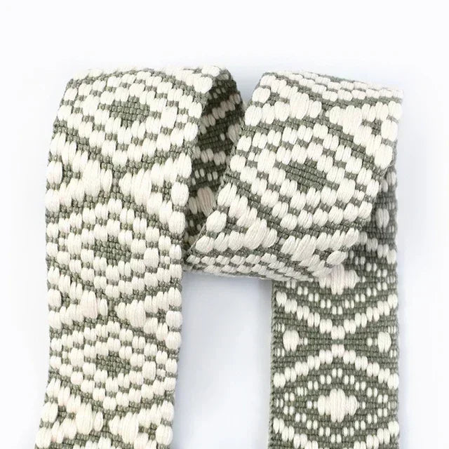 3/100Meters 38mm Thicken Polyester Jacquard Webbing Tape Luggage Decorative Belt Ribbon DIY Bags Shoulder Strap Sewing Accessories