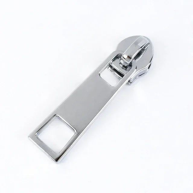 50/100Pcs 3# 5# Zipper Sliders for Nylon Zippers Bags Clothes Zips Auto Lock Zipp Pull Heads Repair Kit DIY Sewing Accessories