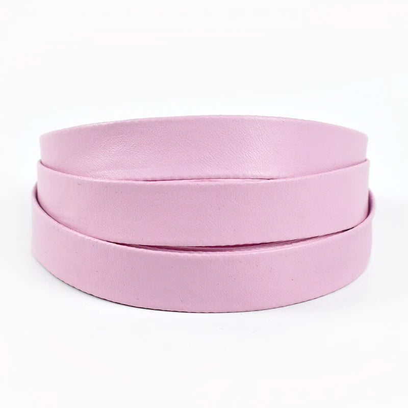 8/300Meters 5-30mm Synthetic PU Leather Rope Ribbon Tapes Clothing Bias Binding Decoration Jewelry Cord DIY Clothes Accessories